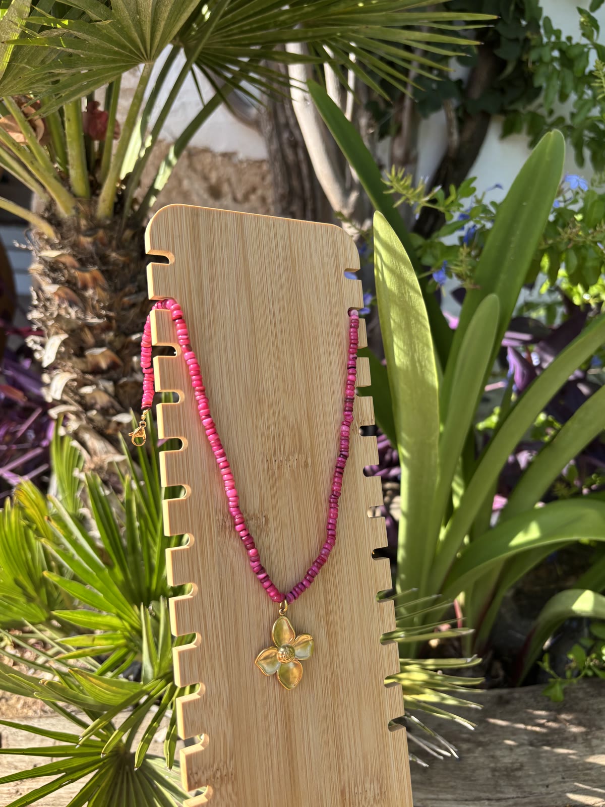 Collier Alice, monture dorée