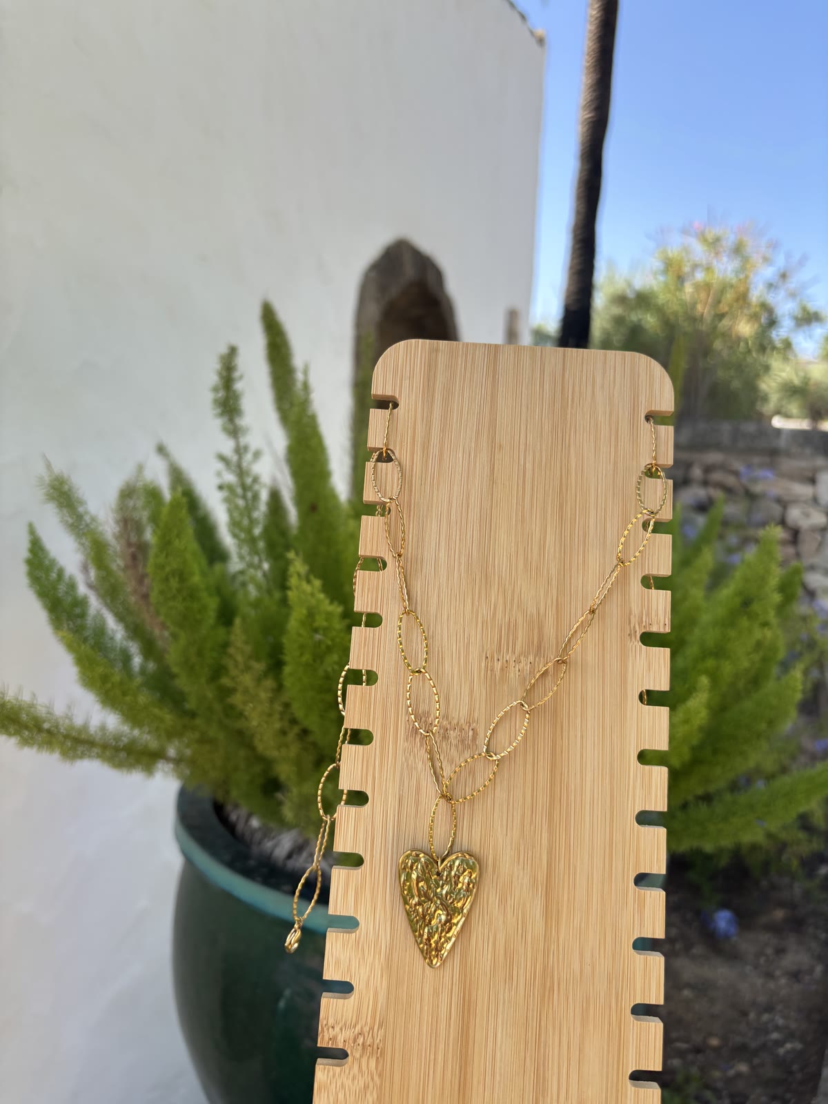 Collier Jeanne, monture dorée