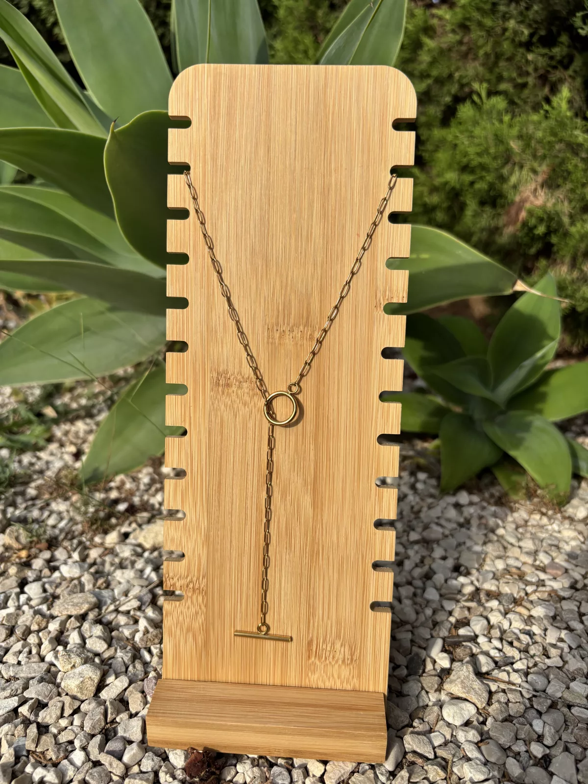 Collier Julia, monture dorée